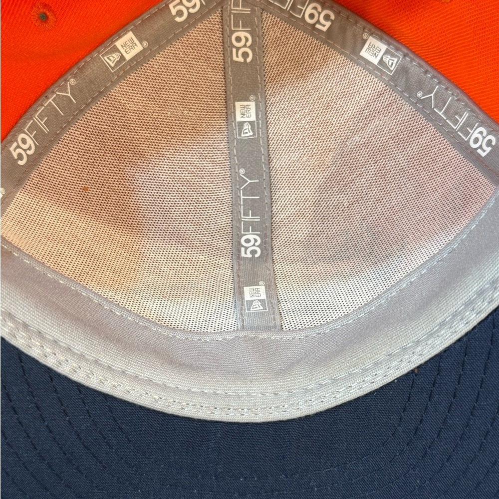 Denver Broncos New Era 59Fifty Fitted Hat- 7 1/8 EUC - Picture 7 of 9